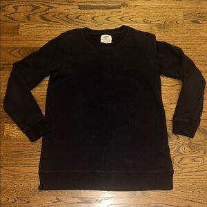 Lands end (s) oversized, long sweatshirt